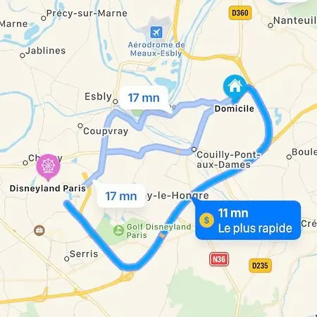 Cocon Familial Proche Disneyland Paris Semesterbostad *
